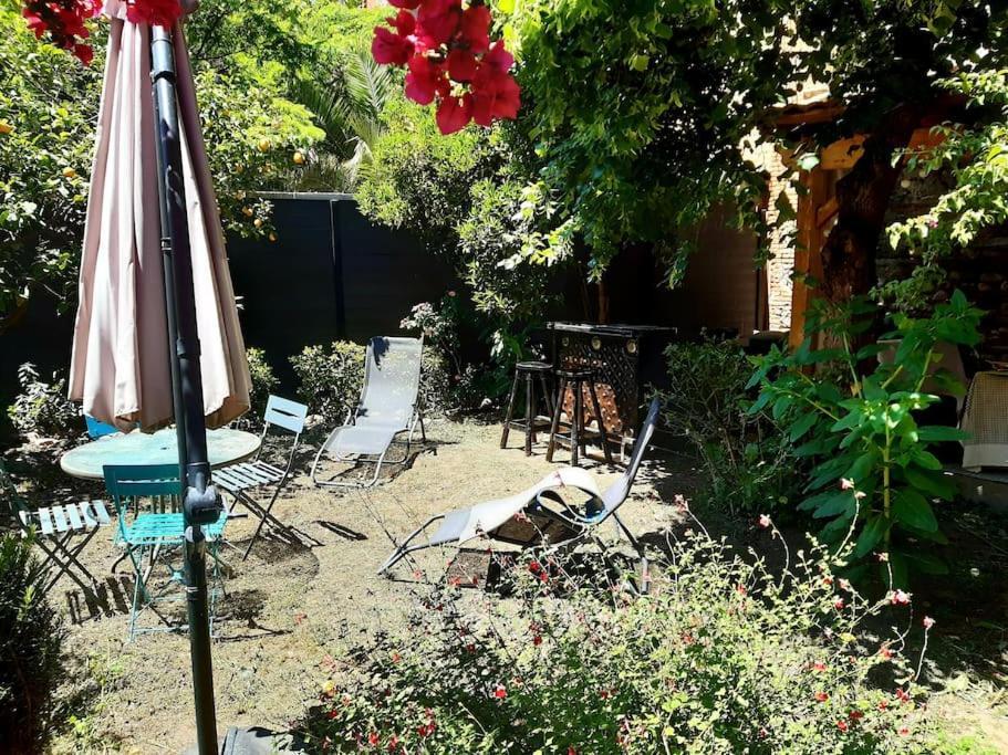 Charmante Maison De Ville Avec Jardin Perpignan Exterior photo